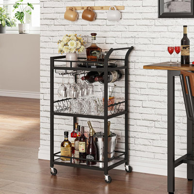 Venellope Metal Bar Cart