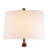 29.75" Tall Polyresin Table Lamp, Polymosaic Design