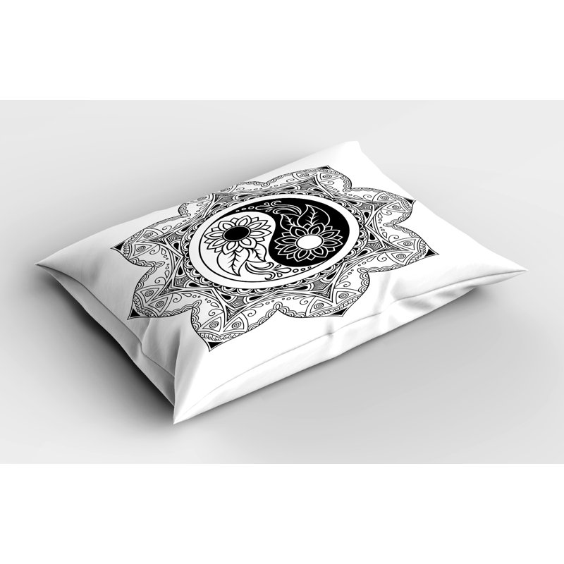 Ensemble de 2 taies décoratives Ambesonne Ying Yang, H 20 po x l 26 po