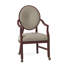 Upholstered King Louis Back Arm Chair-60273207-60273256