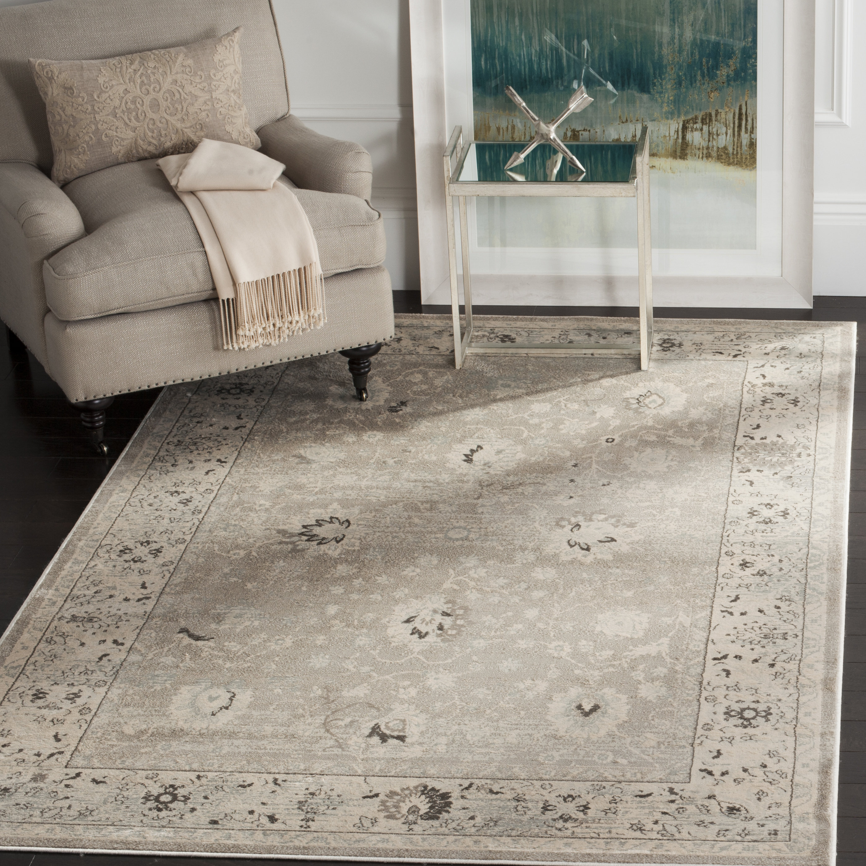Skeggi Oriental Ivory Area Rug