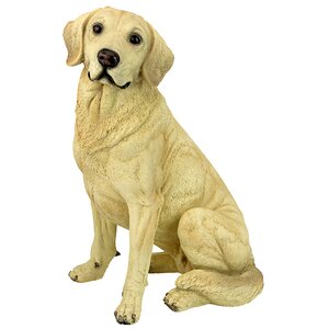 Design Toscano Golden Labrador Retriever Dog Figurine & Reviews | Wayfair