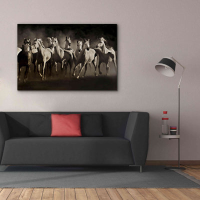 «Dream Horses» par Lisa Dearing, estampe numérique sur toile