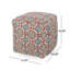 Pouf en tissu Amelia