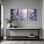 Ensemble de 3 tableaux sur toile représentant une forêt fantastique, pour la décoration du salon, de la chambre et de la maison.