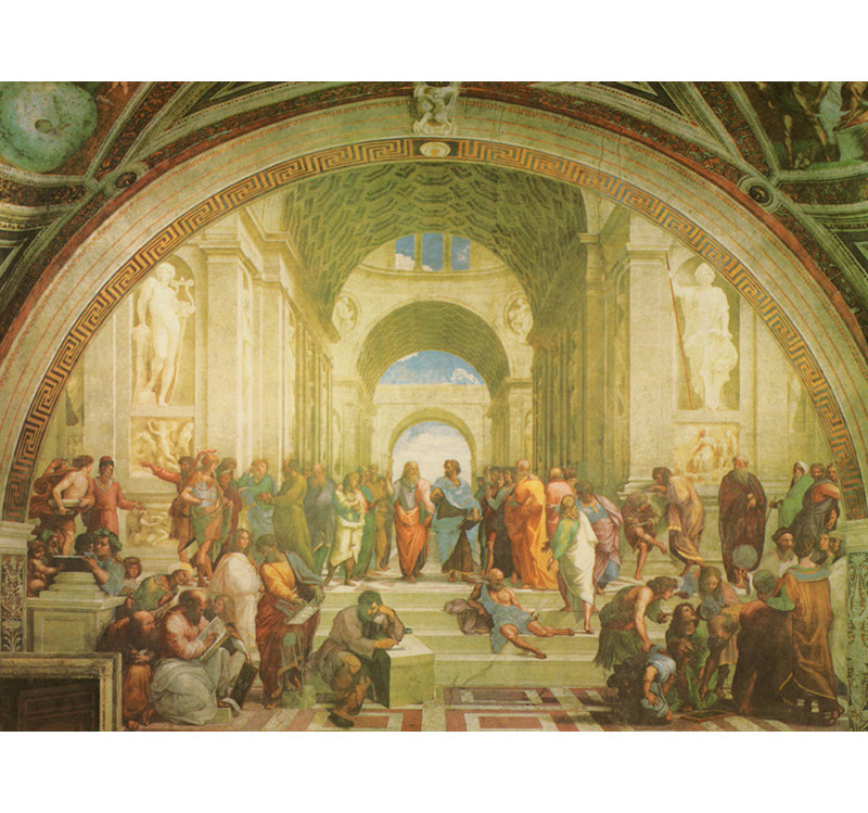 École d'Athènes, H 18 po x l 24 po