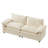 80.31" Chenille Upholstered Sofa, Comfy Cloud Couch with Ottoman-1698430195