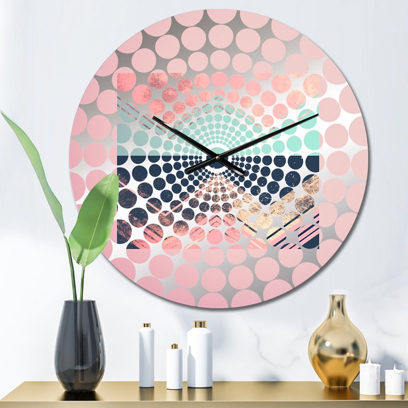 Habandi - Horloge murale géométrique abstraite, Petit