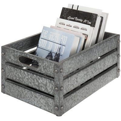 Metal Decorative Bin