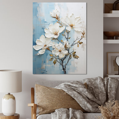 " White Elegance In Magnolias II "