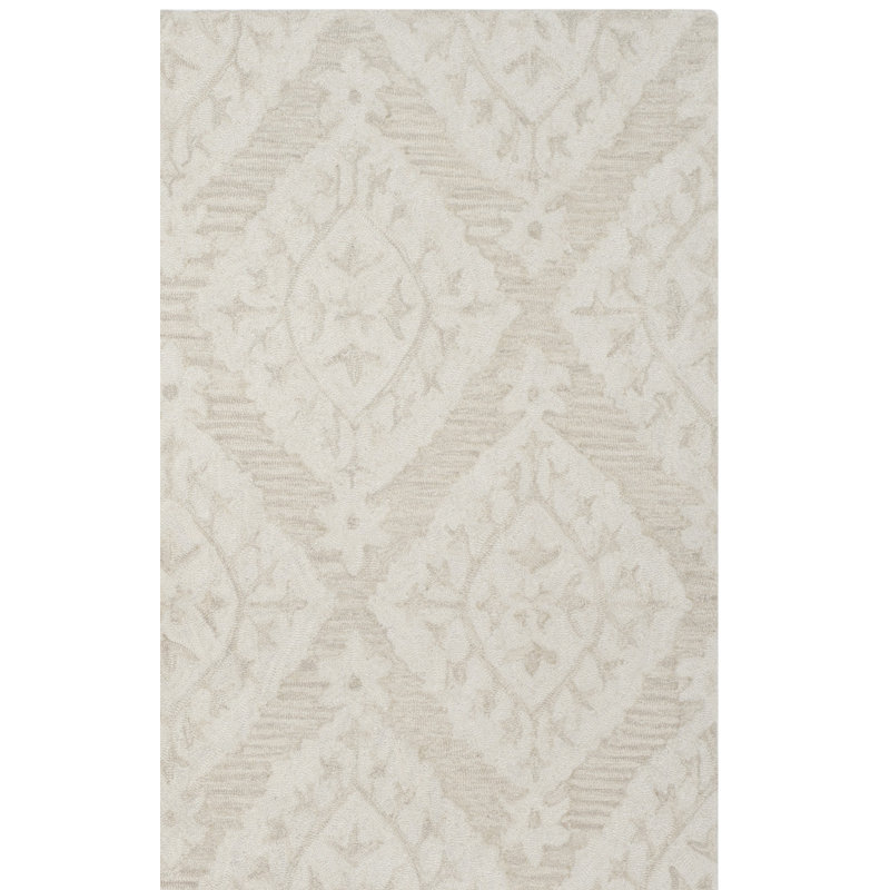 Tapis en laine touffeté à la main Salerna, Rectangle 5 pi x 8 pi