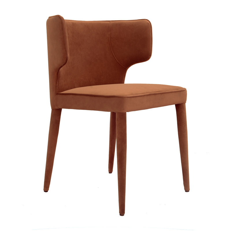 Chaise à oreilles Ide, Orange/brun, Orange; brun
