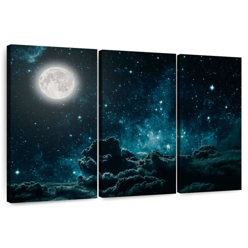 Oberle Galaxy Moonlight, 42" H x 65" W