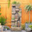 Lighted Weather-Resistant Outdoor Floor Fountain