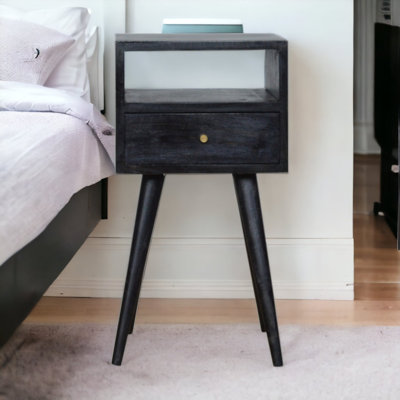 30cm W Solid Wood Bedside Table