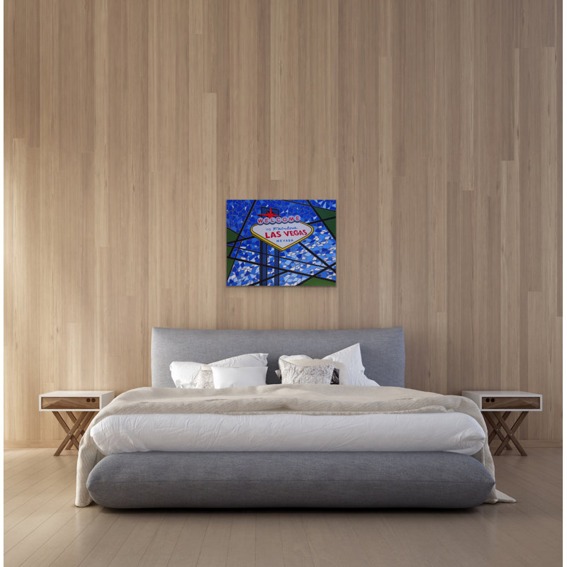 Welcome To Fabulous Las Vegas Painting by Eddie Bruckner