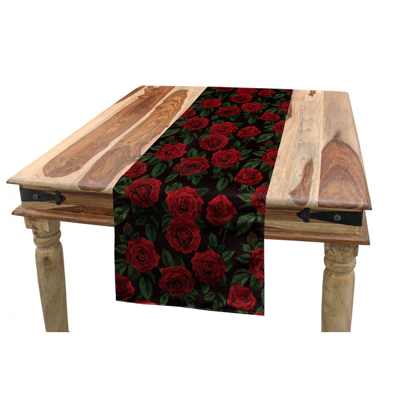 Rose Table Runner, 72" x 16"