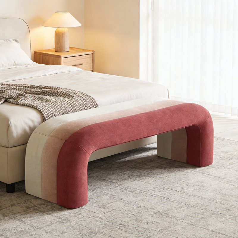 Banc à cascade 46,5 po Ombre, Rose