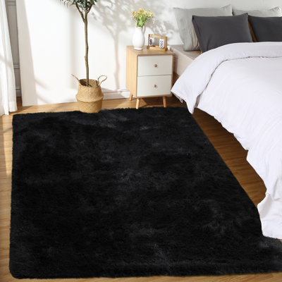 Modern Area Rug With Soft Velvet Surface