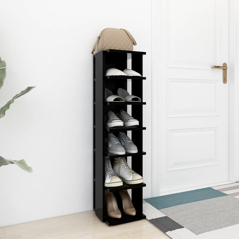 Shoe Storage, Artisan Oak, 102 cm H x 27 cm W x 27 cm D