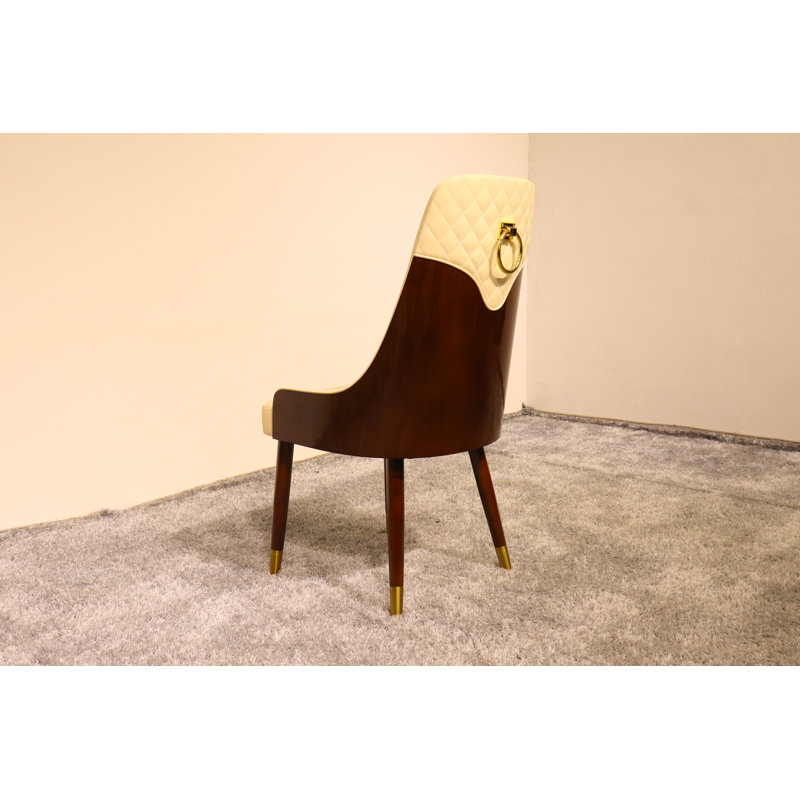 Vogue Lux Beige Dining Chair, Beige