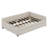 Full Size Upholstered Platform Bed With USB And Twin Size Trundle-110407491