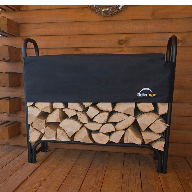 15.5'' W Metal Log Rack