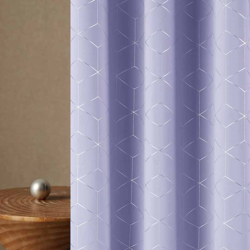 Bost Room Darkening Thermal Curtains, Width 132 x Drop 114 cm, Light Pruple