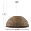 Luminaire suspendu tissé 1 lumière Pippa-409179973