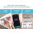BLACK+DECKER Works with Alexa Smart Under Cabinet Lighting Kit, Adjustable LEDs, Three 9" Bars White
