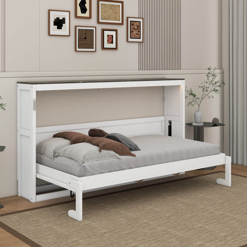 Lit escamotable simple avec DEL