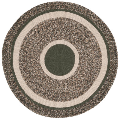 Tapis vert / beige Dayasia 759