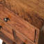Table de chevet 4 tiroirs multi châtaignier