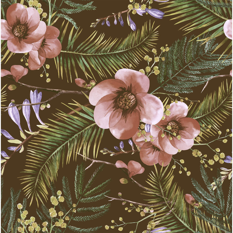 Floral Tile, 2.08' W x 18.75' L