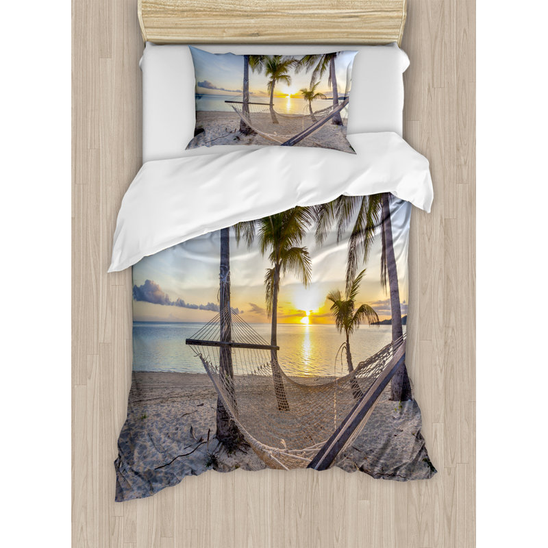 Coastal Duvet Cover, Twin Duvet Cover + 1 Standard Sham