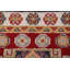 Tapis rouge Kazak noué à la main 4 x 6