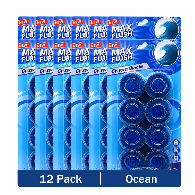 Toilet Cistern Blocks Multiple Fragrance Toilet Freshener Tablet 50G Automatic Toilet Care And Flush Colouring Block Pine Pack Of 6
