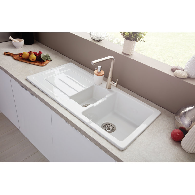 1.5 Bowl Inset Kitchen Sink