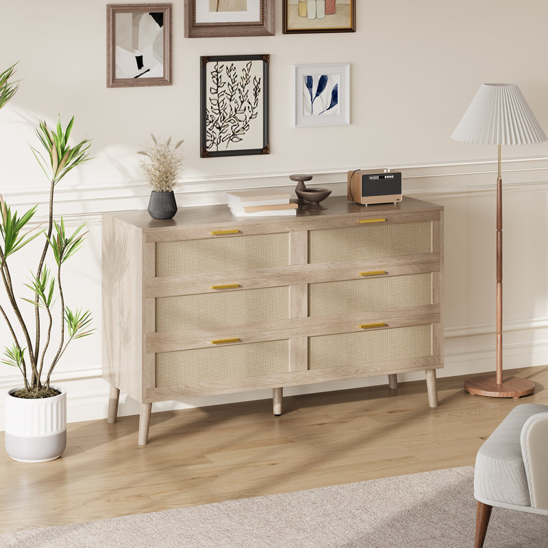 Commode 6 tiroirs 47 po 47 po