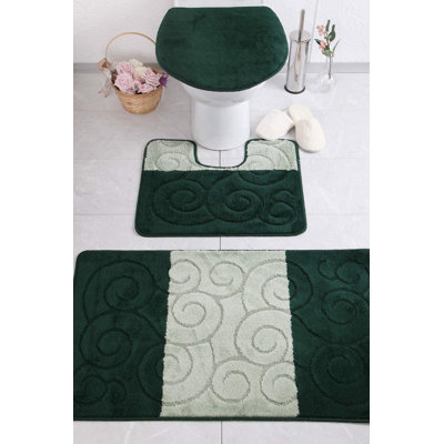Ensemble de tapis de bain 3 pièces Nhek