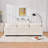 101.9-Inch Three-Seater Sofa, Made Of Chenille Fabric, Equipped With A Movable Footstool, Modular Design, Suitable For Various Settings Such As Living Rooms, Bedrooms, And Apartments.-1972506791