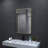 Leyat Modern Rectangle Metal Frame Wall Mirror for Bathroom-1133631090-1133631088