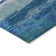 Machine Washable Indoor/Outdoor Christain ACN1282 Blue Rug