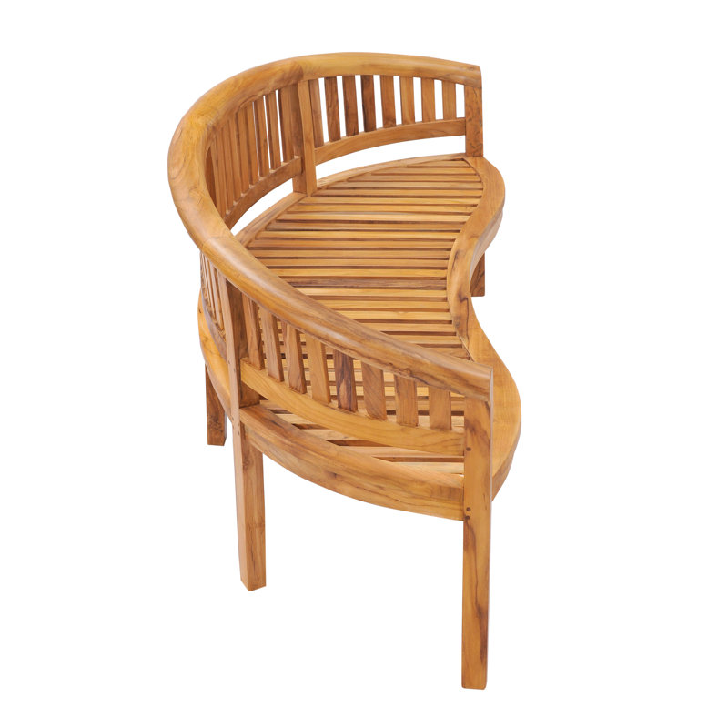 Peanut Teak Garden Bench