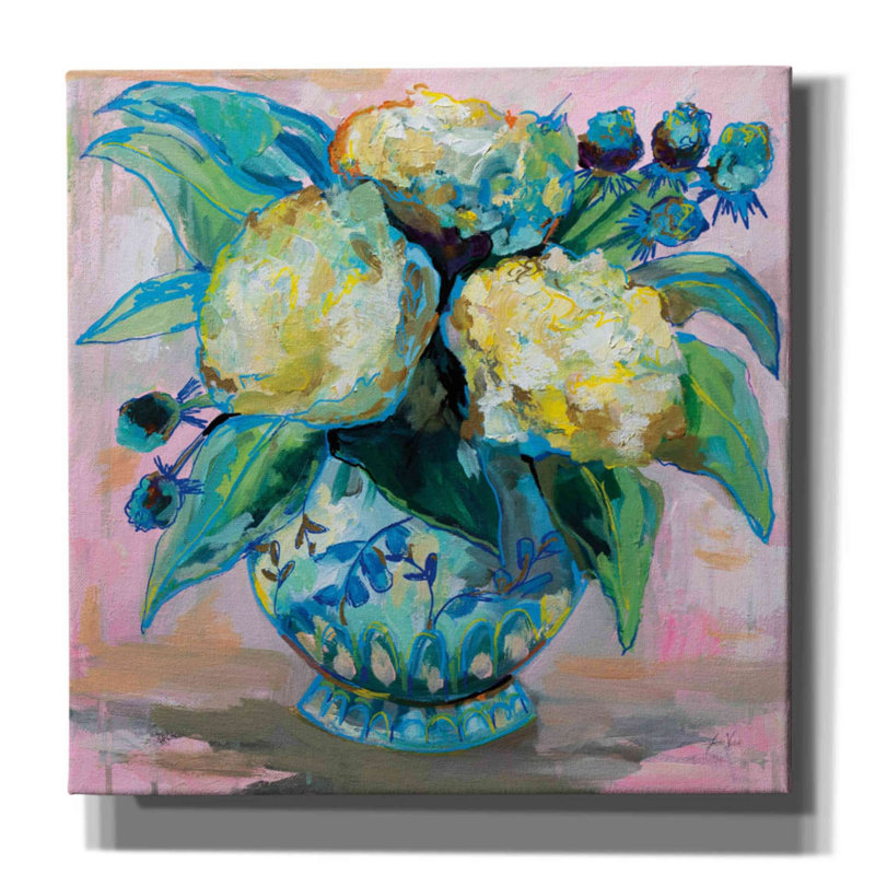 «Ginger Jar I» par Jeanette Vertentes, art mural sur toile, H 18 po x l 18 po x P 0,5 po