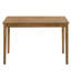 Ensemble de salle à manger 5 pièces avec finition naturelle, sièges rembourrés et fabrication en bois durable pour des repas familiaux confortables, ensemble de table de salle à manger