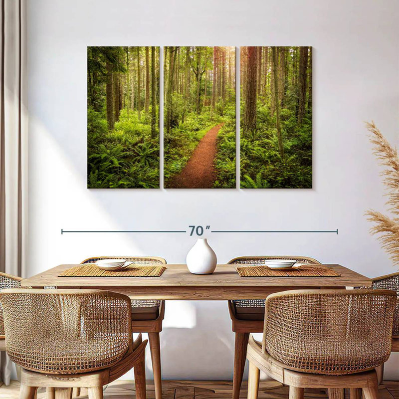 Alvord Washington Rainforest, H 36 po x l 57 po