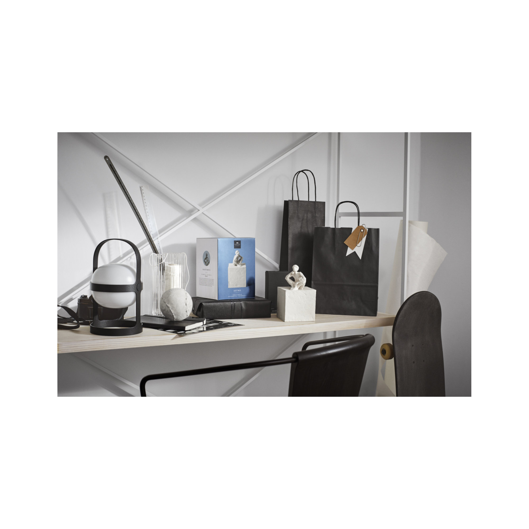 Soft Spot Solar Lamp, 9.84" H x 5.71" W x 5.71" D