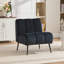 Fauteuil d'appoint rembourré capitonné sans accoudoirs-310130809