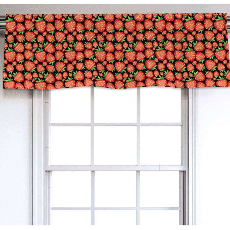 Sateen Ruffled Window Valance